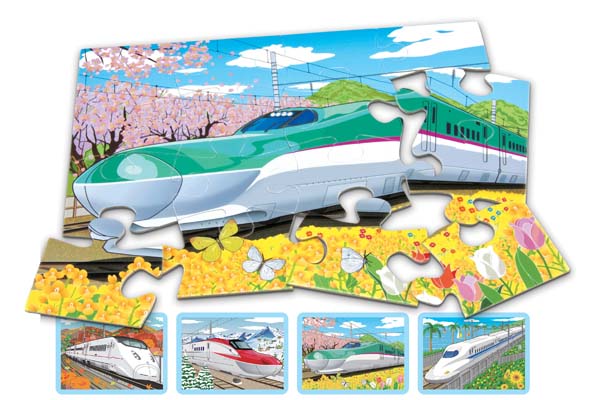 くもんのジグソーパズル ｓｔｅｐ２はやいぞしんかんせん くもん出版