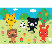 くろくまくんジグソーパズル 20P くろくまくんジグソーパズル 20P