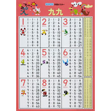 学習ポスター 九九 学習ポスター 九九