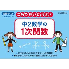 これで大丈夫!中2数学の1次関数 これで大丈夫!中2数学の1次関数