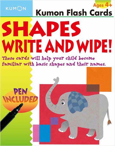 shapes write wipe くもん出版